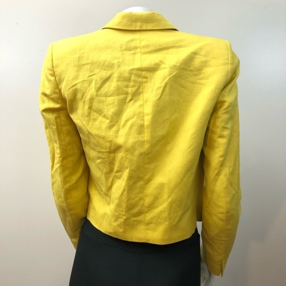 Mng yellow crop blazer jacket xxs - Picture 2 of 7